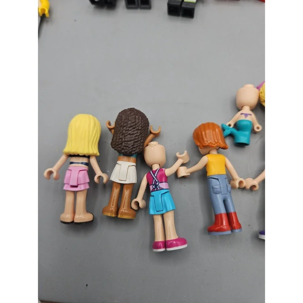 LEGO Friends Minifigure Mini Doll Lot 8 Figures Assorted Random Mixed Lot Parts
